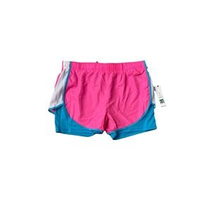 NWT ‎ Velocity Pink Strong and Blue Mesh Breathable Workout Shorts Xl